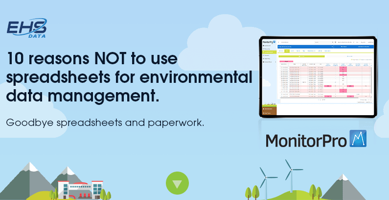 spreadsheets for environmental data management